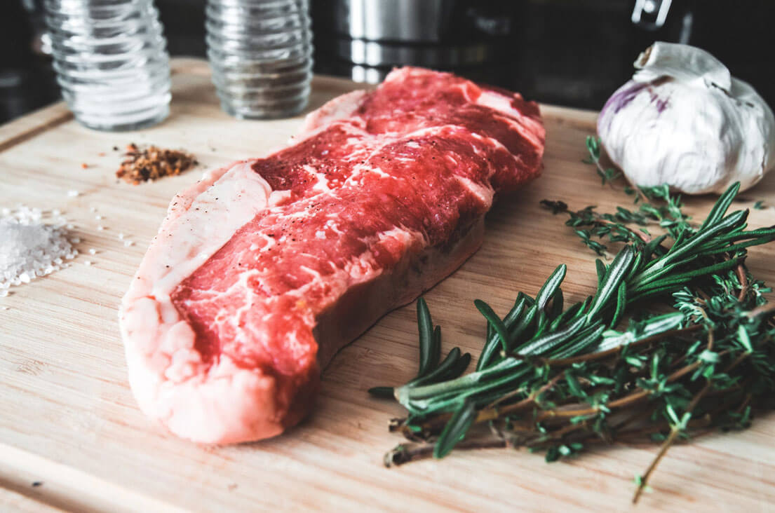 Sirloin Steak & Garlic Sirloin Steak & Garlic